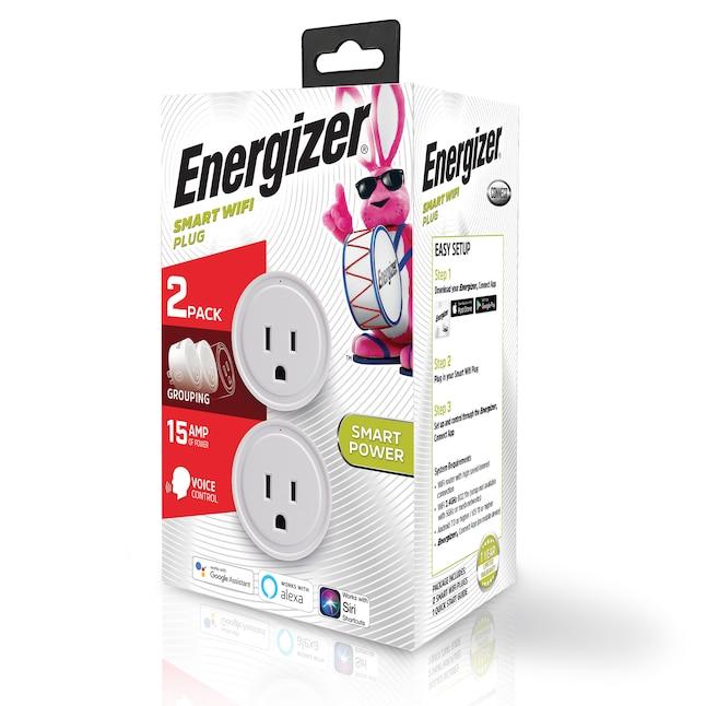 Energizer Connect 15-Amp Smart Wi-Fi Plugs (2 Pack)