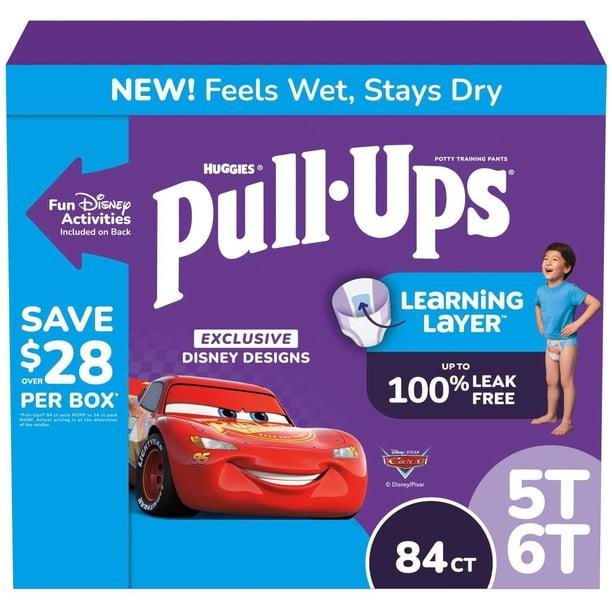 Huggies Pull-Ups Learning Designs Training Pants for Boys Size 5T-6T (46-60 lbs) 84 Count