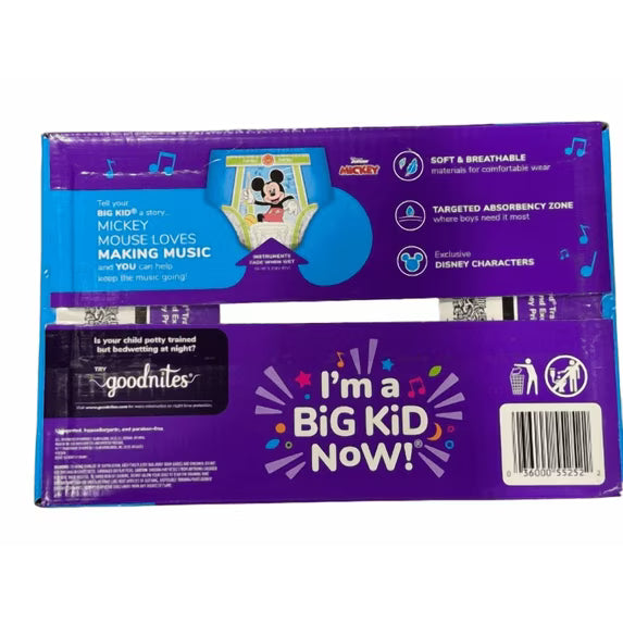 Huggies Pull-Ups Training Pants for Boys, Size 5T–6T (46–60 lbs), 84 Count – Disney Mickey Mouse