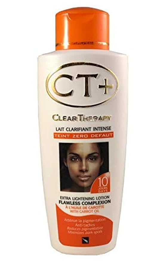 CT+ Clear Therapy Body Lotion with Carrot Oil 500 ml (Pack of 2)