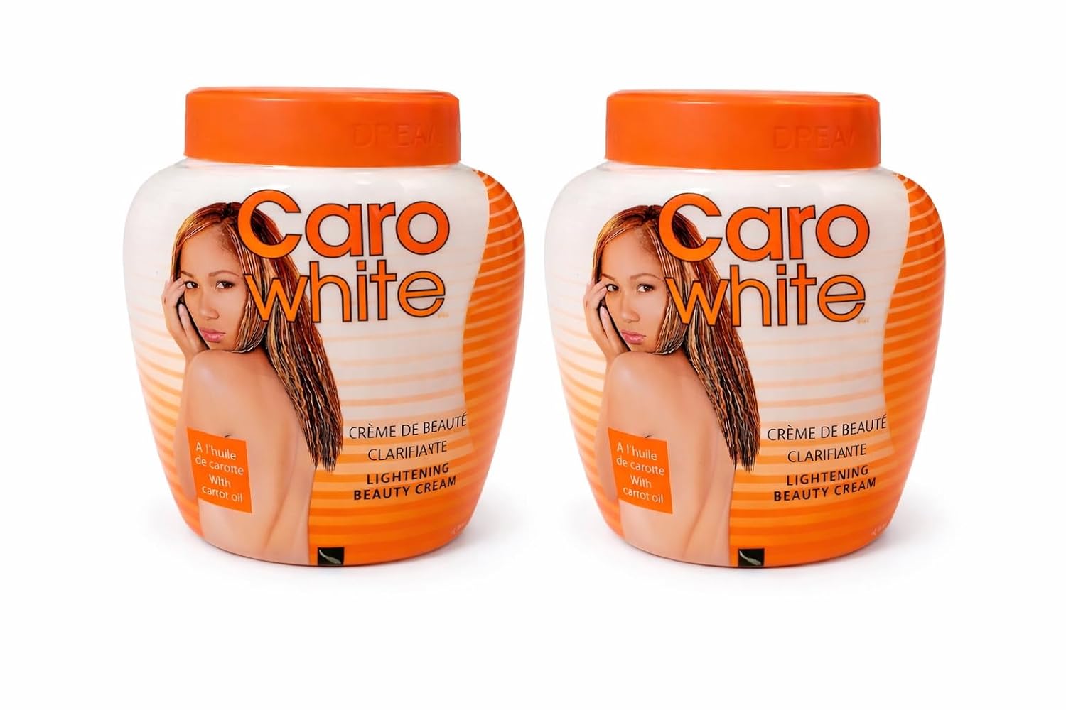 Caro White Beauty Cream with Carrot Oil 500 ml (Pack of 2)