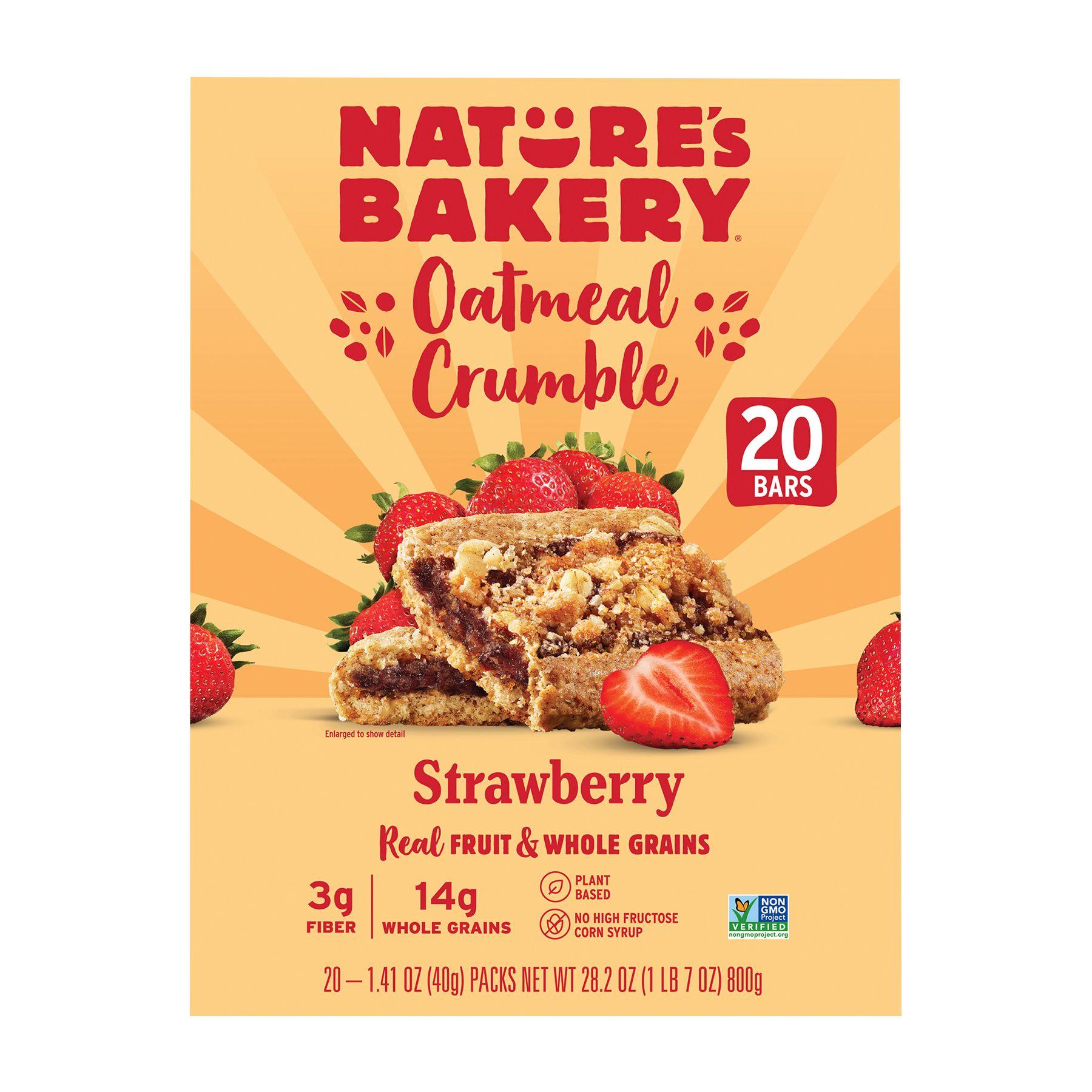 Nature'S Bakery Oatmeal Crumble Strawberry, 2 Oz., 20 Ct.