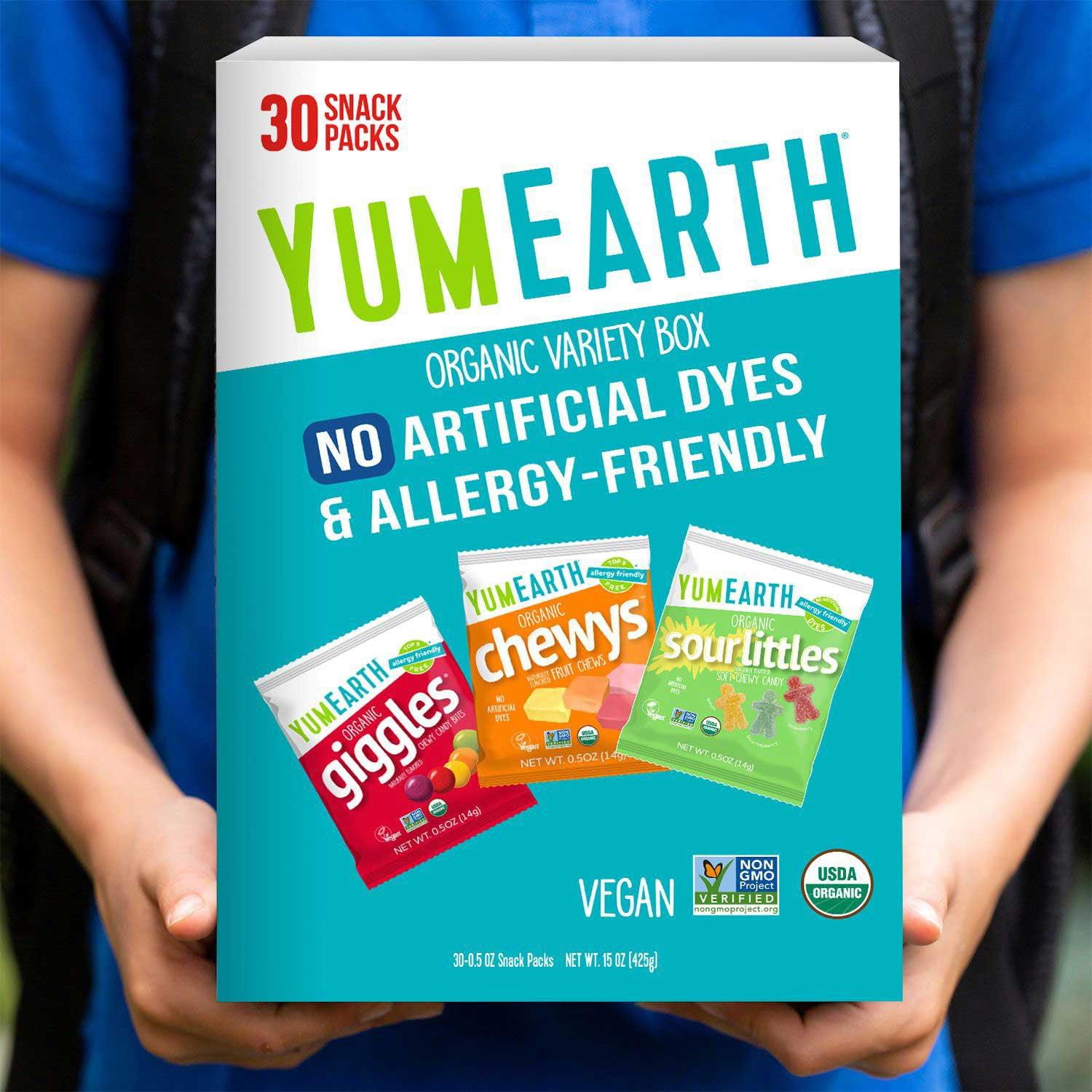 YumEarth Organic Variety Box, 30 ct./0.5 oz.