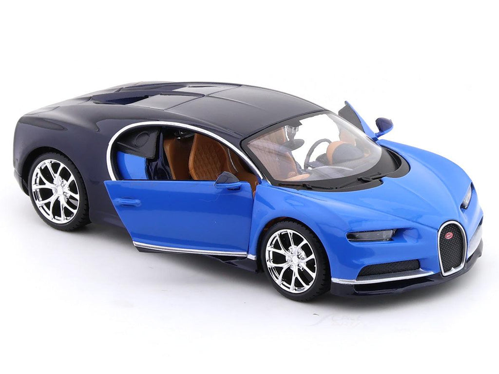 Bugatti Chiron, Blue - Maisto 31514BU - 1/24 Scale Diecast Model Toy Car