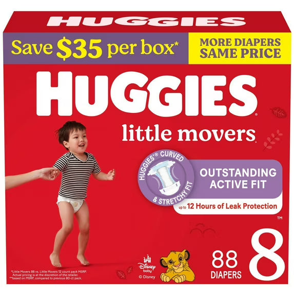 Pampers Easy Ups Training Underwear Size 8, 4T-5T (Training Pants)