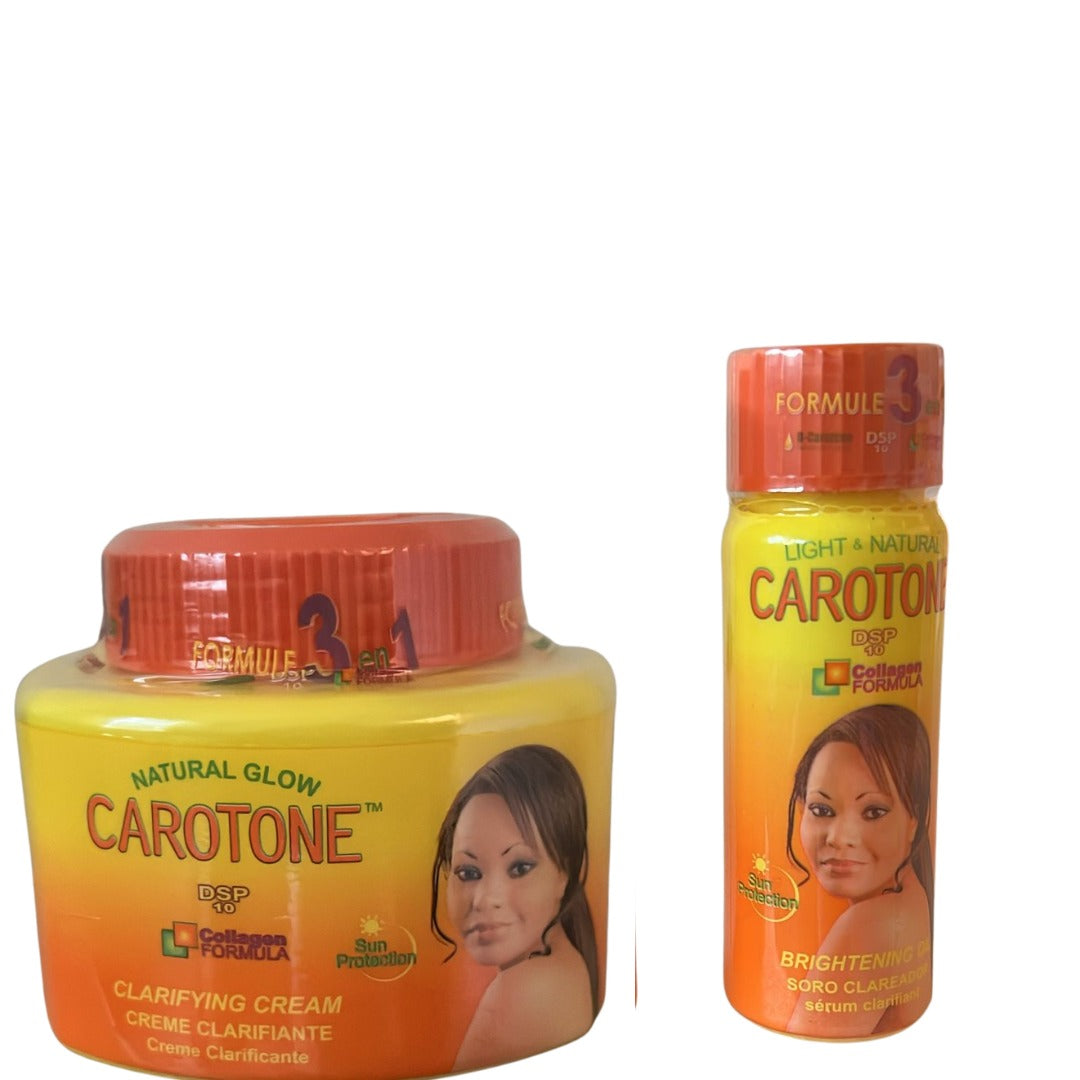 Carotone DSP Collagen Formula Cream & Serum Set (300 ml)