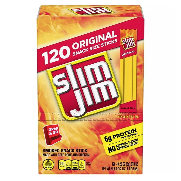 Slim Jim Original, 0.28 oz., 120 count.pack of 2