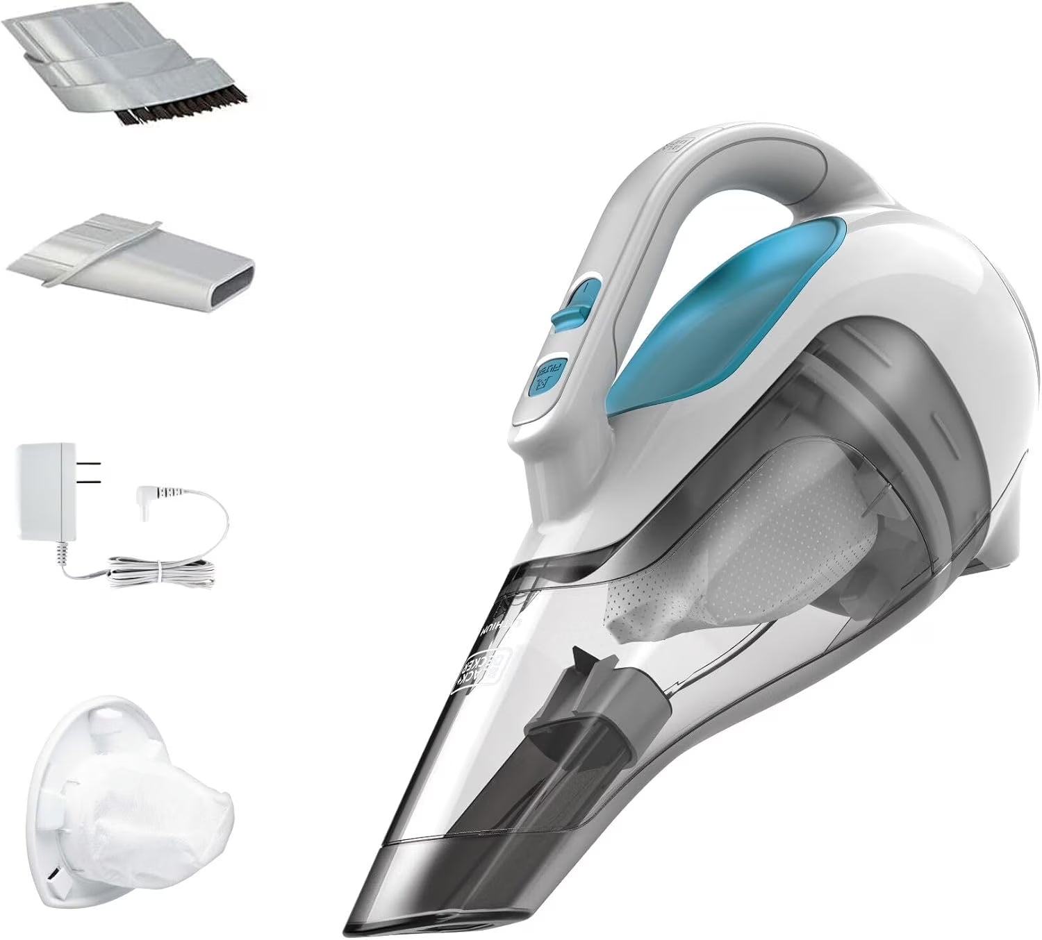 BLACK+DECKER dustbuster Cordless Handheld Vacuum, Rechargeable Portable Vacuum Cleaner for Home & Car